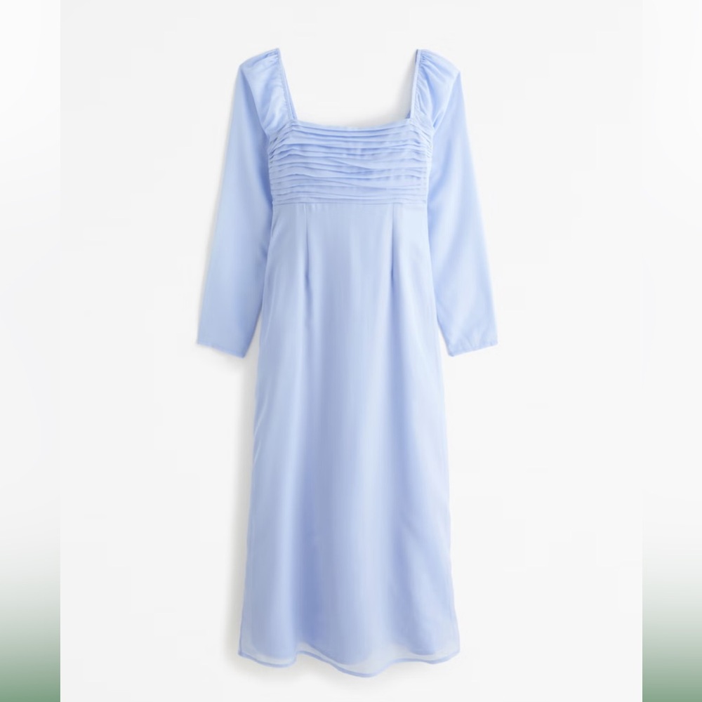 Abercrombie Emerson chiffon long sleeve dress